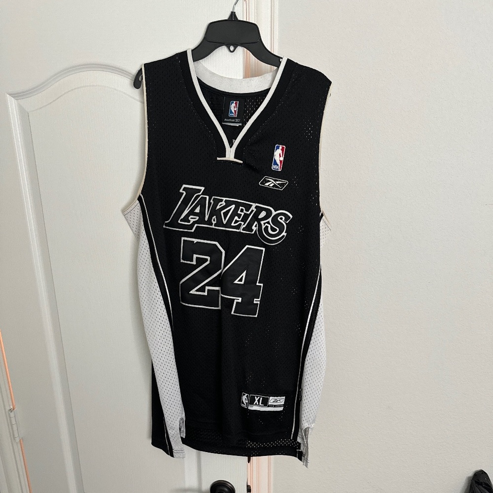Reebok Kobe Bryant Jersey (Black and White)